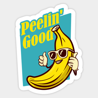 Funny Banana - Peelin good Sticker